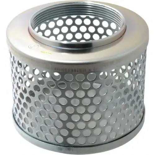 4" Hose, Round Hole Strainer