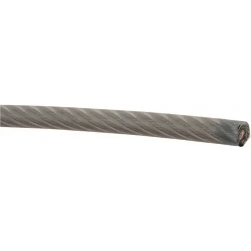 3/8" x 1/4" Diam, Aircraft Cable, Priced as 1 ft Increments, 1,000 ft Total Coil Length