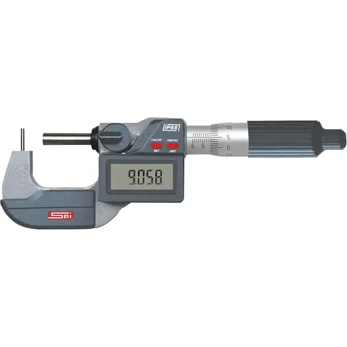 Tube Micrometers; Operation Type: Electronic; Minimum Measurement: 0; Minimum Measurement (mm): 0; Maximum Measurement: 1.00; Maximum Measurement (Decimal Inch): 1.00; Accuracy: 1.0001 in; Graduation: 0.0001; Lock Nut Type: Positive; Anvil Material: Carbi Tube Micrometers; Operation Type: Electronic; Minimum Measurement: 0; Minimum Measurement (mm): 0; Maximum Measurement: 1.00; Maximum Measurement (Decimal Inch): 1.00; Accuracy: 1.0001 in; Graduation: 0.0001; Lock Nut Type: Positive; Anvil Material: Carbi