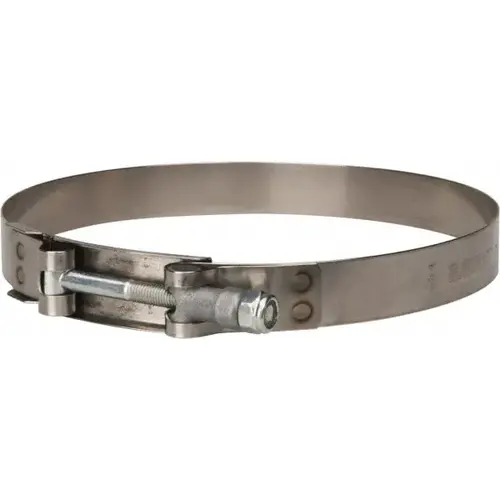 T-Bolt Band Clamp: 5.77 to 6.06" Hose, 3/4" Wide, Stainless Steel T-Bolt Band Clamp: 5.77 to 6.06" Hose, 3/4" Wide, Stainless Steel
