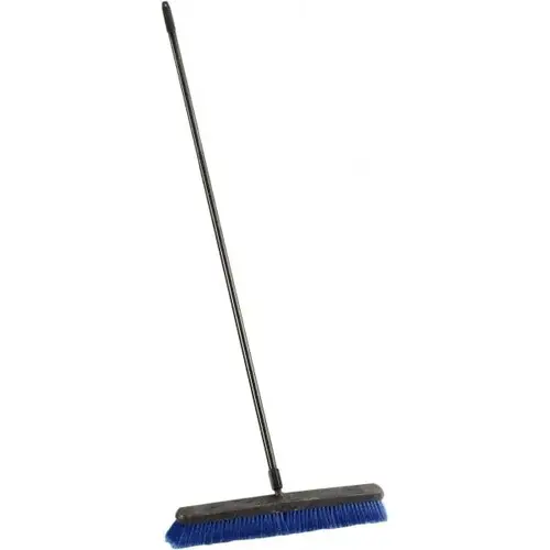 Push Broom: 24.0000" Wide, Medium-Duty, Polyester Bristles