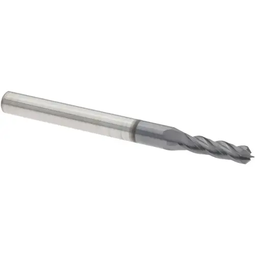 Drill Mill: 3/8" LOC, 4 Flutes, 90 degree Point, Solid Carbide AlTiN Drill Mill: 3/8" LOC, 4 Flutes, 90 degree Point, Solid Carbide AlTiN