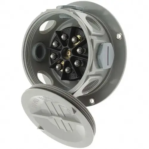 Electrical Junction Box: Plastic, Round, 5-1/2" OAH Electrical Junction Box: Plastic, Round, 5-1/2" OAH