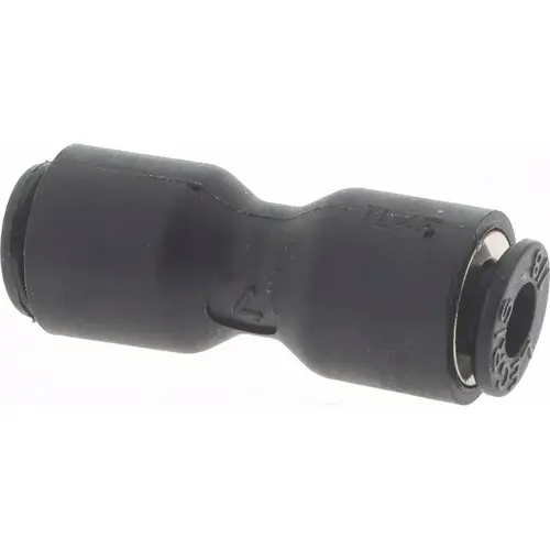 Push-To-Connect Tube to Tube Tube Fitting: Union, 1/8" OD Push-To-Connect Tube to Tube Tube Fitting: Union, 1/8" OD