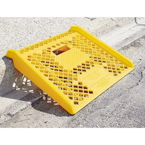 27" Long x 27" Wide x 5" High, Plastic Curb Ramp