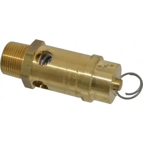 ASME Safety Relief Valve: 1" Inlet, 1,244 CFM, 150 Max psi