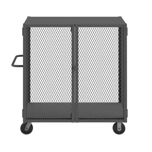 Steel Mesh Security Truck: 2,000 lb Capacity Steel Mesh Security Truck: 2,000 lb Capacity