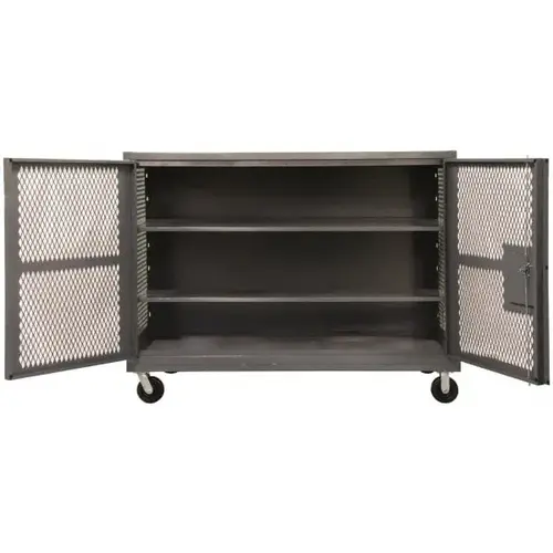 Mesh Security Truck: 2,000 lb Capacity, 2 Shelf