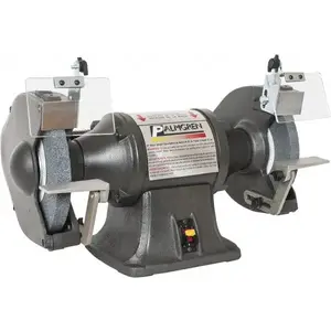 Palmgren 9682101 Bench Grinder: 10" Wheel Dia, 1" Arbor Hole Dia, 1 hp