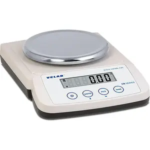 VELAB VE-CB2000 Process Scales & Balance Scales; System Of Measurement: Grams; Kilograms; Ounces; Pounds ; Calibration: External ; Display Type: LCD ; Capacity: 2000.000 ; Platform Length: 9 ; Platform Width: 6.8