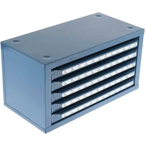 Drill Bit Storage; For Use With: Wire Gauge Sizes ; Material: Steel ; Number Of Drawers: 5 Drill Bit Storage; For Use With: Wire Gauge Sizes ; Material: Steel ; Number Of Drawers: 5