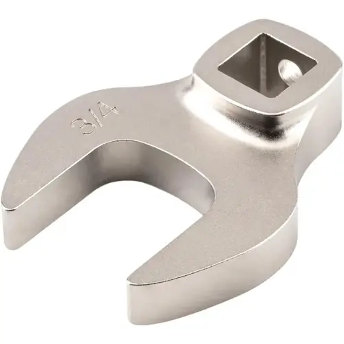 Crowfoot Wrenches; Style: Open End ; Drive Size: 3/8 (Inch); Wrench Size (Inch): 3/4 ; Size (Inch): 3/4 ; Material: Steel ; Overall Length (Inch): 1.9