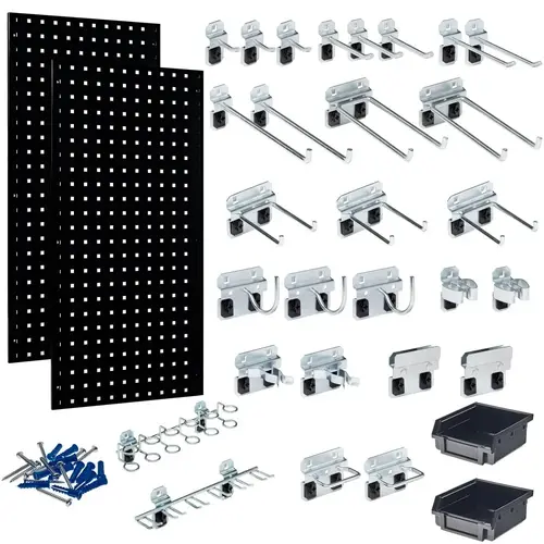 Pegboard Kit: 36 x 18", Steel Pegboard Kit: 36 x 18", Steel