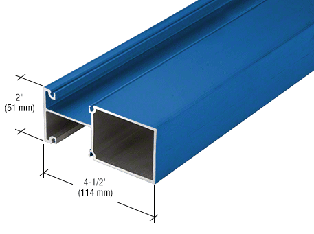 CRL-U.S. Aluminum 0G55571 Custom KYNAR Paint Vertical Mullion - 24'-2" Stock Length