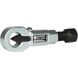 KUKKO 55-0 Nut Splitters; Tool Type: SINGLE EDGED NUT SPLITTER ; Overall Length (mm): 58.0000 ; Overall Length (Inch): 2-1/4 ; Overall Length (mm): 58.0000 ; Size (Mm - 4 Decimals): 10.0000 ; Overall Length (Inch): 2-1/4