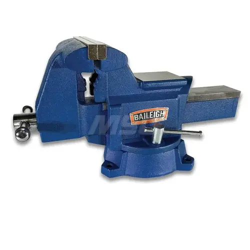 Bench Vise: 6-1/2" Jaw Width, 6-1/2" & 7" Jaw Opening, 4" Throat Depth