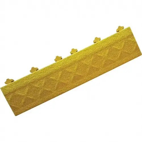 Anti-Fatigue Modular Tile Mat: Dry & Wet Environment, 18" Length, 4" Wide, 1" Thick, Yellow Anti-Fatigue Modular Tile Mat: Dry & Wet Environment, 18" Length, 4" Wide, 1" Thick, Yellow