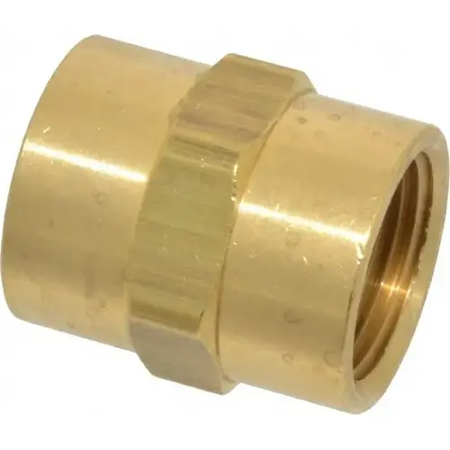 Industrial Pipe Coupling: 3/4" Female Thread, FNPTF Industrial Pipe Coupling: 3/4" Female Thread, FNPTF