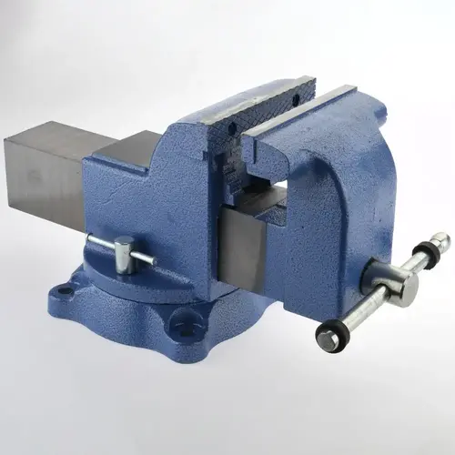 Bench & Pipe Combination Vise: 6" Jaw Width, 6-1/4" Jaw Opening, 3-1/2" Throat Depth
