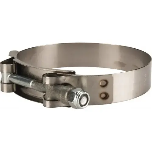 T-Bolt Band Clamp: 3.39 to 3.68" Hose, 3/4" Wide, Stainless Steel T-Bolt Band Clamp: 3.39 to 3.68" Hose, 3/4" Wide, Stainless Steel
