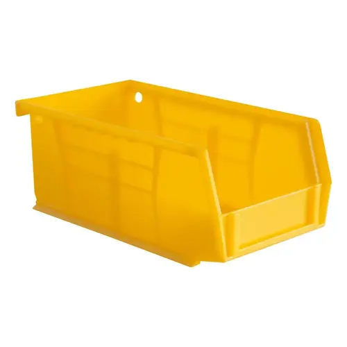 Plastic Hang & Stack Bin: Yellow Plastic Hang & Stack Bin: Yellow