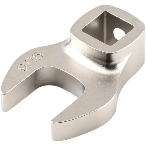Crowfoot Wrenches; Style: Open End ; Drive Size: 3/8 (Inch); Wrench Size (Inch): 9/16 ; Size (Inch): 9/16 ; Material: Steel ; Overall Length (Inch): 1.5 Crowfoot Wrenches; Style: Open End ; Drive Size: 3/8 (Inch); Wrench Size (Inch): 9/16 ; Size (Inch): 9/16 ; Material: Steel ; Overall Length (Inch): 1.5