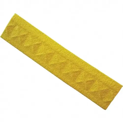 Anti-Fatigue Modular Tile Mat: Dry & Wet Environment, 18" Length, 4" Wide, 1" Thick, Yellow