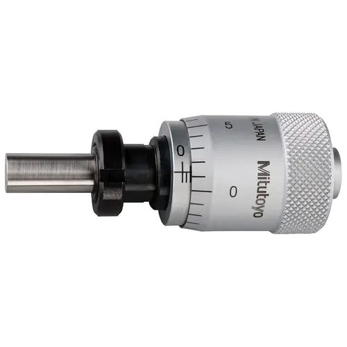 Mic Head, 0-.5", .001", Flat, w/Clamp Nut, .375", Large Thimble-.79" Mic Head, 0-.5", .001", Flat, w/Clamp Nut, .375", Large Thimble-.79"