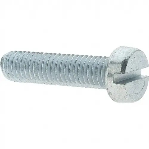 Machine Screw: M5x0.8 x 20.00 mm Length Under Head, Cheese Head, Slotted - pack of 50