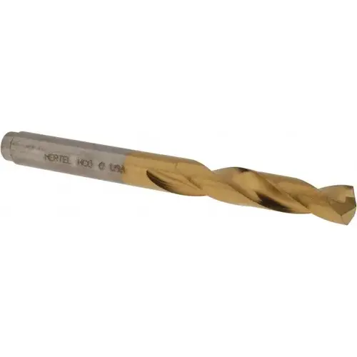 Screw Machine Length Drill Bit: Letter C, 135 deg Point, Cobalt TiN Screw Machine Length Drill Bit: Letter C, 135 deg Point, Cobalt TiN