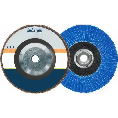Flap Disc: 5/8-11 Hole, 36 Grit, Zirconia Alumina, Type 29 - pack of 10 Flap Disc: 5/8-11 Hole, 36 Grit, Zirconia Alumina, Type 29 - pack of 10