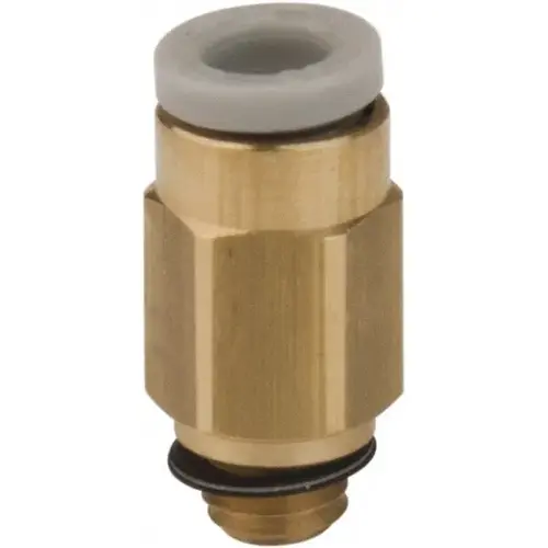 Push-to-Connect Tube Fitting: Connector, M5 x 0.8 Thread Push-to-Connect Tube Fitting: Connector, M5 x 0.8 Thread