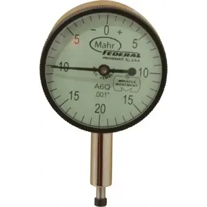 Mahr 2011095 0.1" Range, 0-20-0 Dial Reading, 0.001" Graduation Dial Drop Indicator