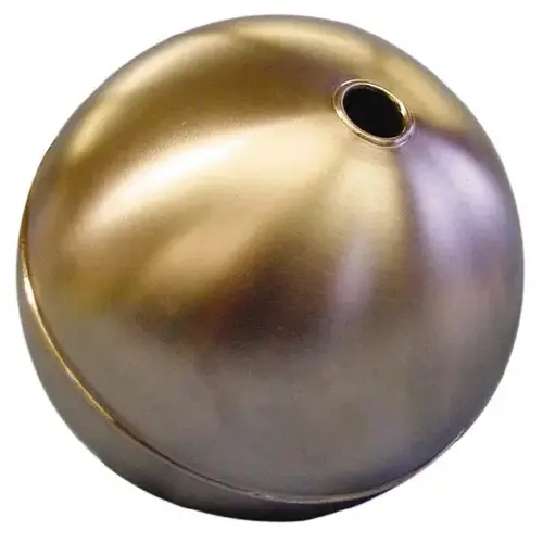 8" Diam, Spherical, Tubed Through Connection, Metal Float 8" Diam, Spherical, Tubed Through Connection, Metal Float