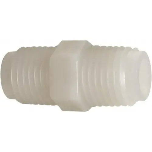 1/2" Nylon Plastic Pipe Hex Nipple - pack of 5 1/2" Nylon Plastic Pipe Hex Nipple - pack of 5
