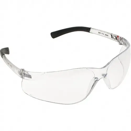 Safety Glass: Scratch-Resistant, Polycarbonate, Clear Lenses, Full-Framed