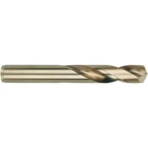 Screw Machine Length Drill Bit: Size #20, 135 deg Point, Cobalt Straw