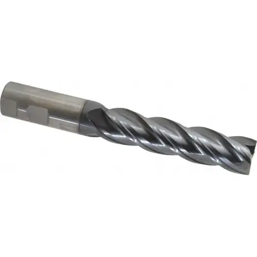 Square End Mill: 1 inch Dia, 4 inch LOC, 1 inch Shank Dia, 7 inch OAL, 4 Flutes, Solid Carbide Square End Mill: 1 inch Dia, 4 inch LOC, 1 inch Shank Dia, 7 inch OAL, 4 Flutes, Solid Carbide