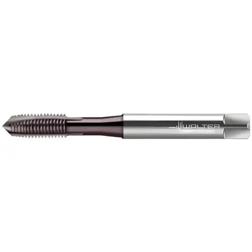 Spiral Point Tap: #10-32 UNF, 3 Flutes, Plug Chamfer, 2B Class of Fit, High-Speed Steel-E-PM, THL Coated