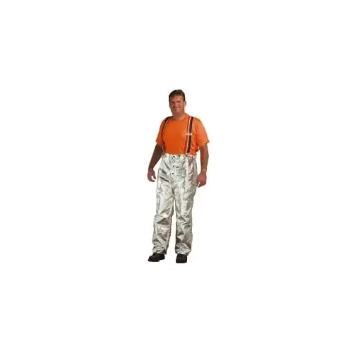 Aluminized Pants: X-Large, 40 to 42" Waist, Aluminized Blended Kevlar Aluminized Pants: X-Large, 40 to 42" Waist, Aluminized Blended Kevlar
