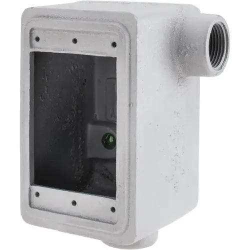 Electrical Device Box: Iron, Rectangle, 1 Gang