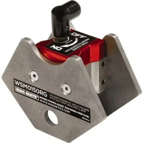 1-15/16" Wide x 4" Deep x 3-3/4" High Rare Earth Magnetic Welding & Fabrication Square