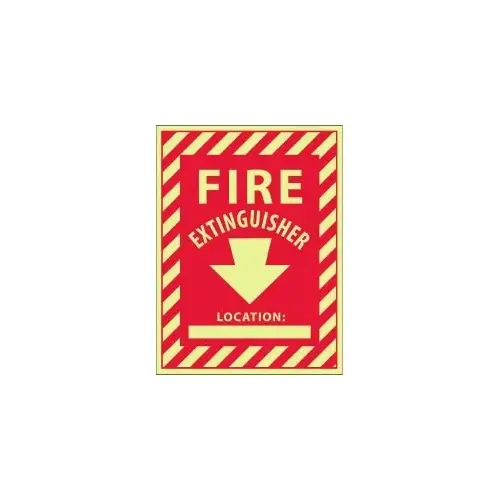 Fire Extinguisher Location: ____, Plastic Fire Sign Fire Extinguisher Location: ____, Plastic Fire Sign