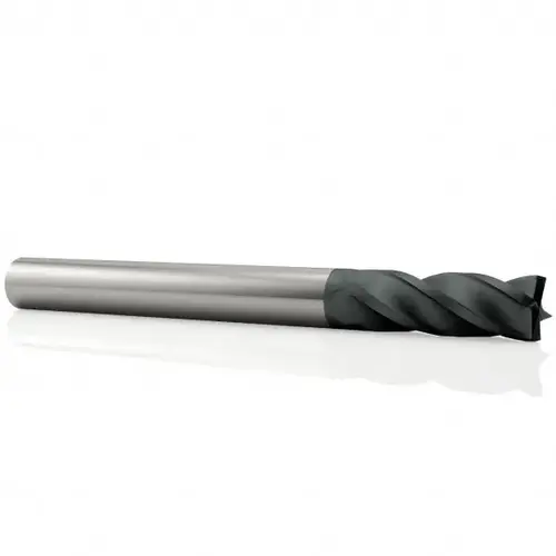 Square End Mill: 20 mm Dia, 38 mm LOC, 4 Flutes, Solid Carbide TiAlN