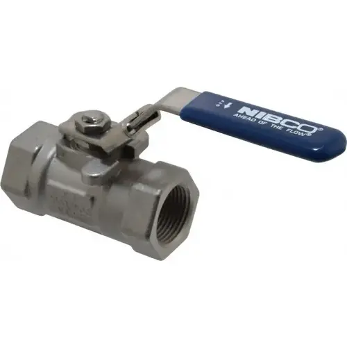 Standard Manual Ball Valve: 3/4" Pipe, Reduced Port