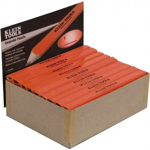 Carpenter Pencils; Type: Carpenter Pencil ; Material: Hard Lead ; Product Service Code: 7510