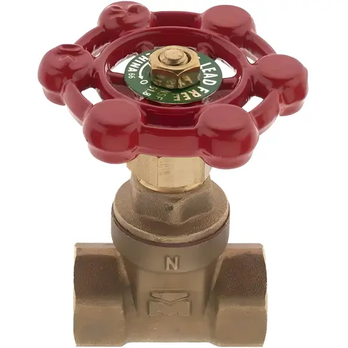 Gate Valve: Gate, 1/4" Pipe, FNPT x FNPT, Bronze Gate Valve: Gate, 1/4" Pipe, FNPT x FNPT, Bronze