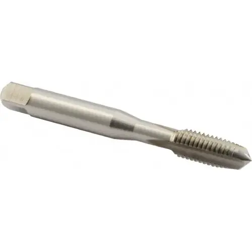 Straight Flute Tap: M8x1.25 Metric Coarse, 3 Flute, Plug Chamfer, 6H Class of Fit, HSS, Bright/Uncoated Finish Straight Flute Tap: M8x1.25 Metric Coarse, 3 Flute, Plug Chamfer, 6H Class of Fit, HSS, Bright/Uncoated Finish