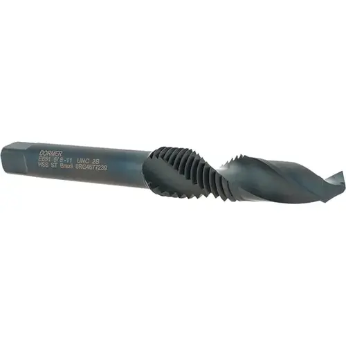 Combination Drill Tap: 5/8-11, 2B, 2 Flutes, High Speed Steel Oxide Combination Drill Tap: 5/8-11, 2B, 2 Flutes, High Speed Steel Oxide