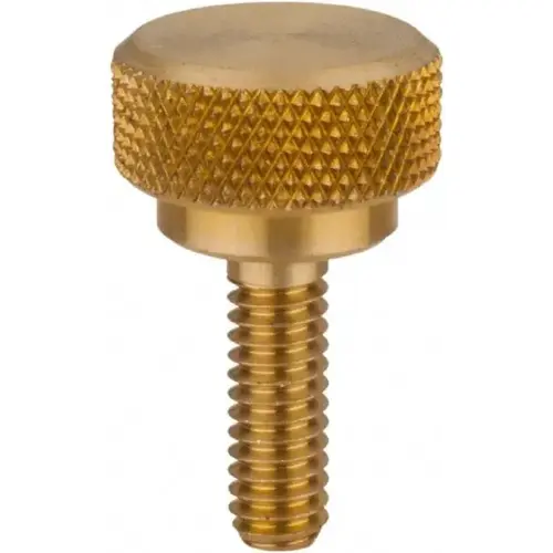 Brass Thumb Screw: #10-32, Knurled Head Brass Thumb Screw: #10-32, Knurled Head